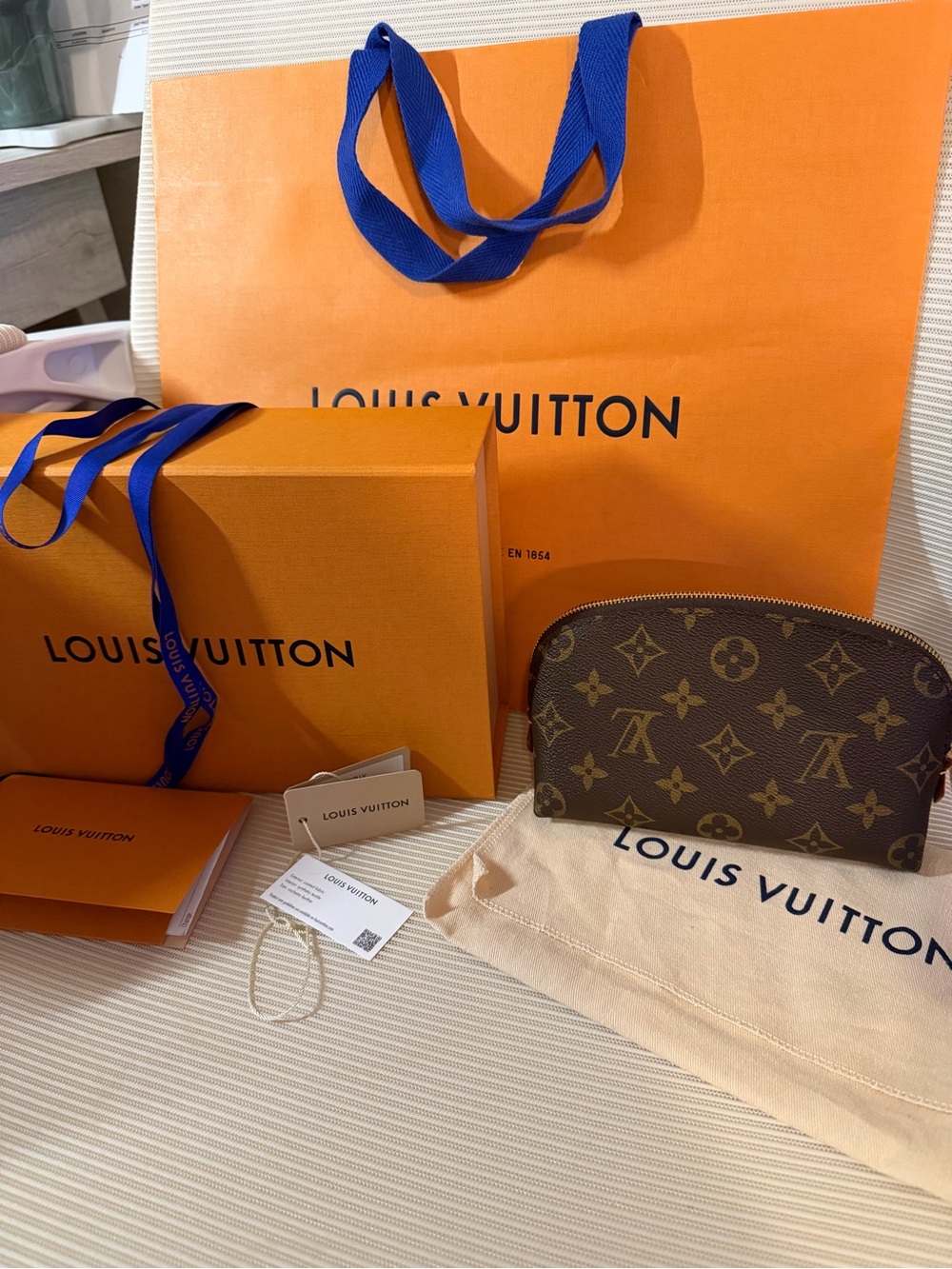 AUTHENTIC BRAND NEW LOUIS VUITTON Cosmetic Pouch PM M47515